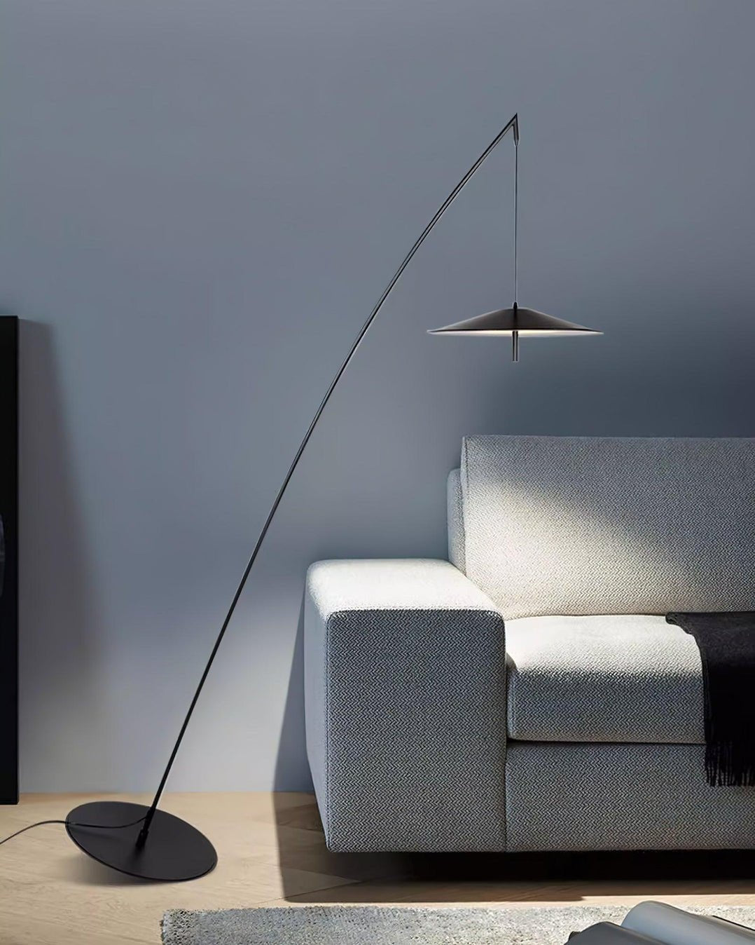 Arcana Zwart Minimalistische vloerlamp