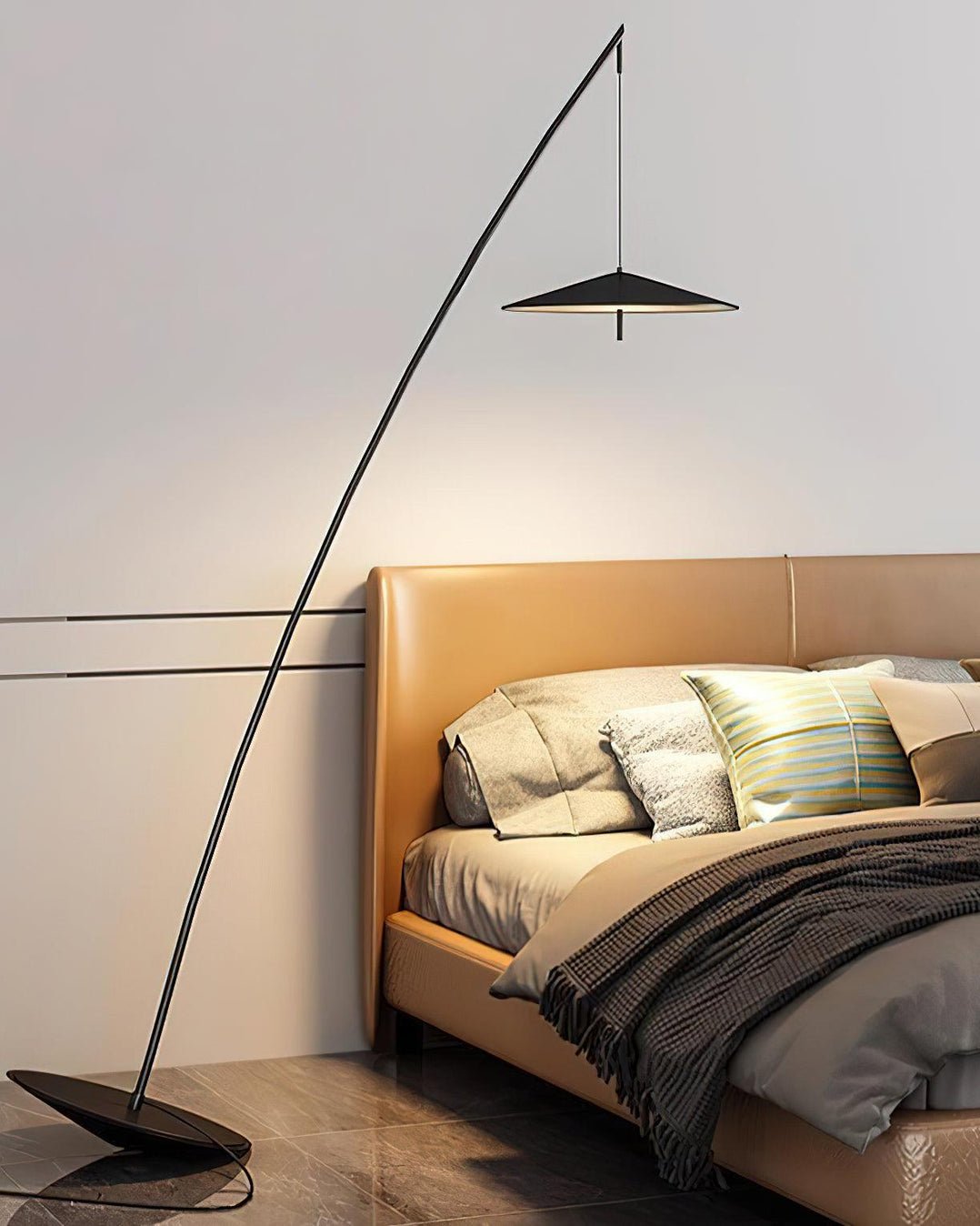 Arcana Zwart Minimalistische vloerlamp