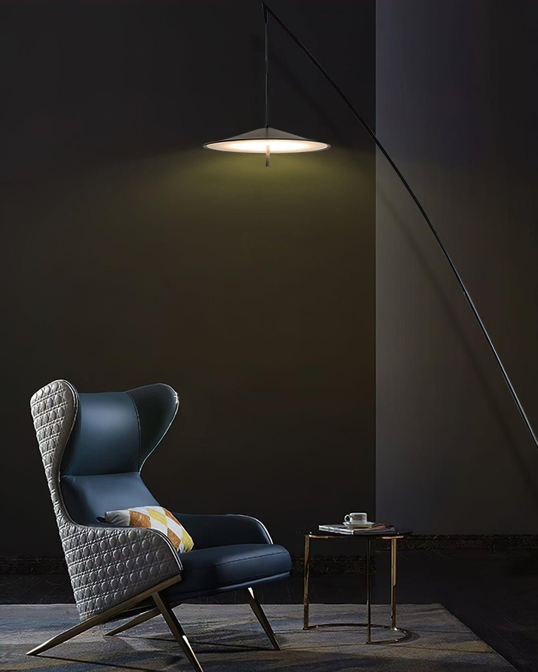 Arcana Zwart Minimalistische vloerlamp