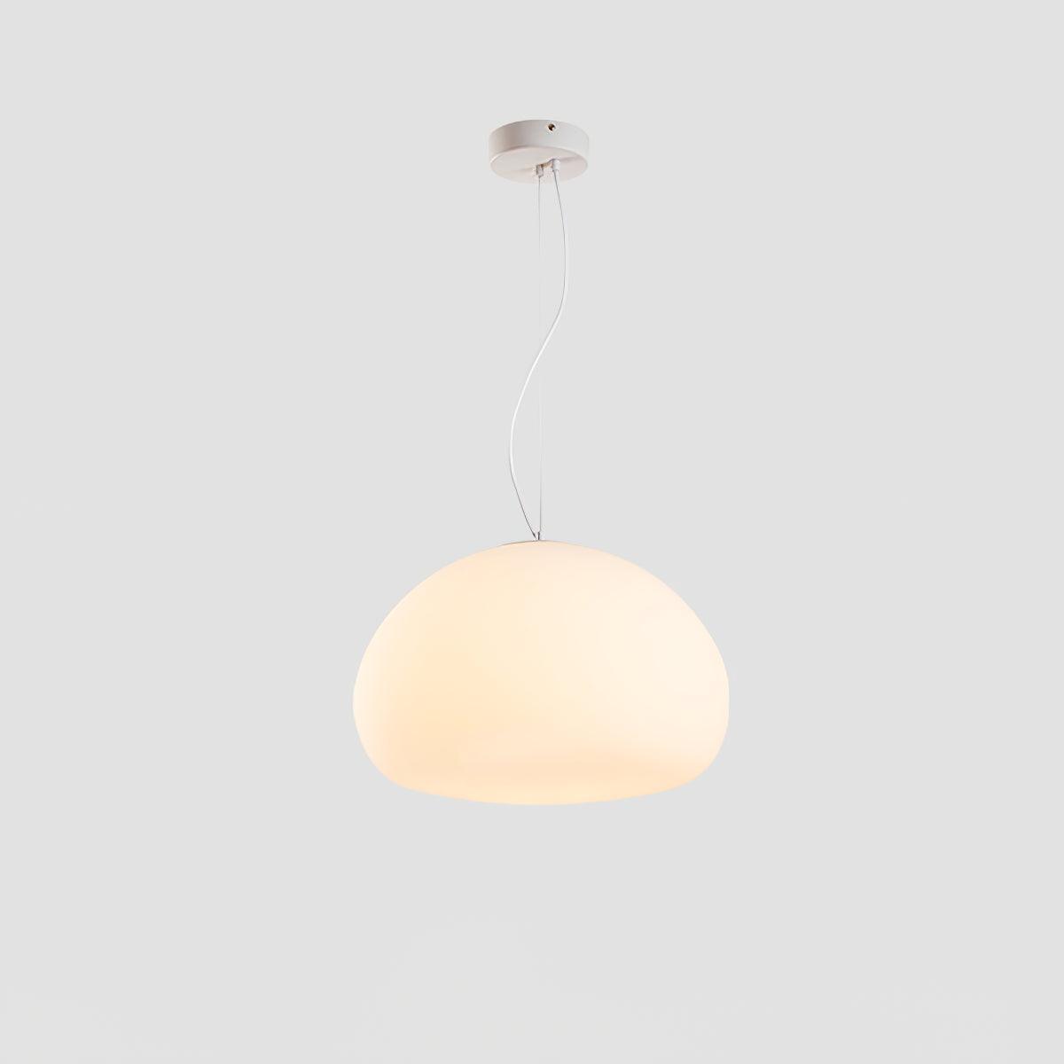Zerina hanglamp met glazen kap