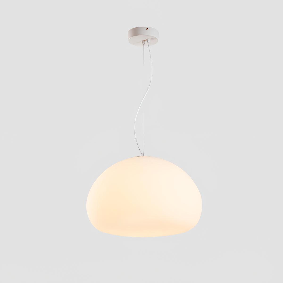 Zerina hanglamp met glazen kap