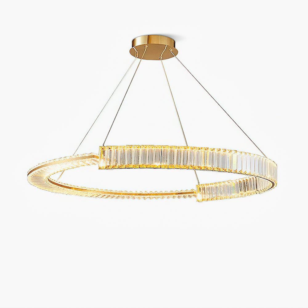 Cyrerira kroonluchter Stella LED kristalring