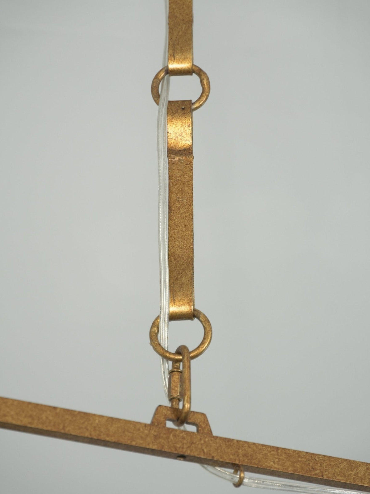 Lynve elegante kroonluchter met messing frame en steraccenten