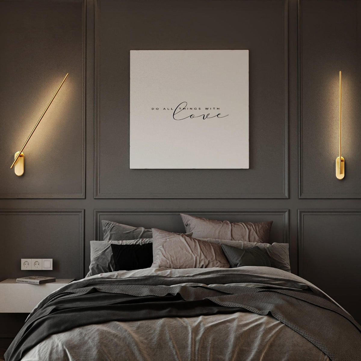 Vrysl wandlamp Staafvorm Met Stekker Minimalistisch