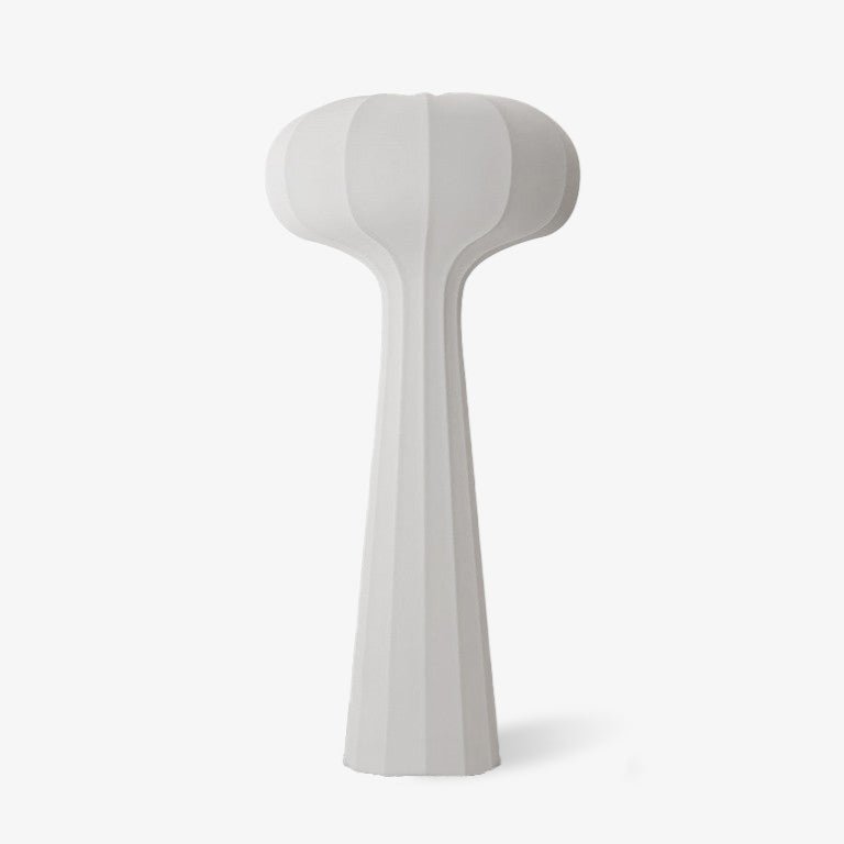 Petal vloerlamp met organische zijde met bloemblaadjes