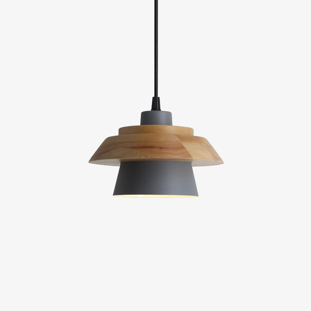 Zaid Moderne Design LED Hanglamp Metaal Hout 6 Kleur Slaapkamer/Woonkamer