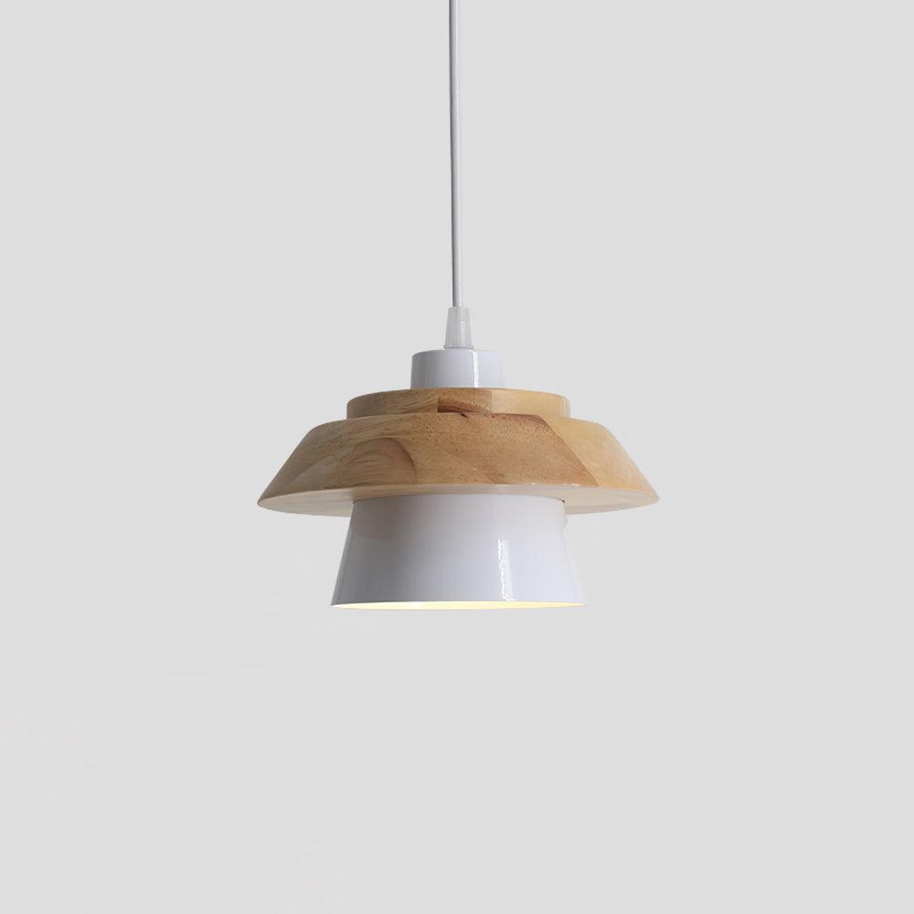Zaid Moderne Design LED Hanglamp Metaal Hout 6 Kleur Slaapkamer/Woonkamer