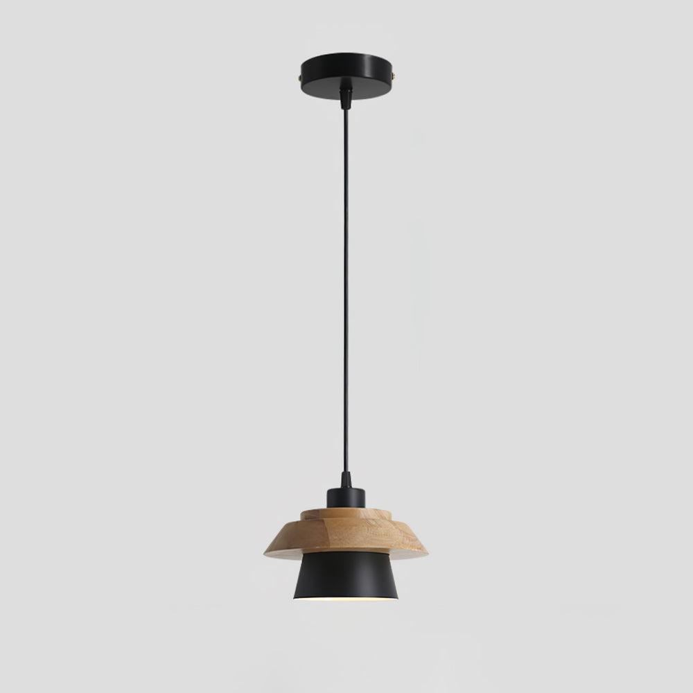 Zaid Moderne Design LED Hanglamp Metaal Hout 6 Kleur Slaapkamer/Woonkamer