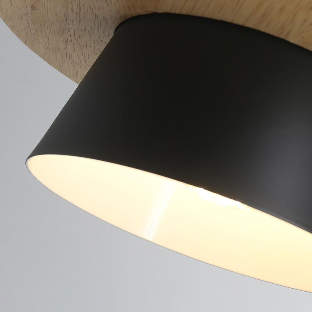 Zaid Moderne Design LED Hanglamp Metaal Hout 6 Kleur Slaapkamer/Woonkamer