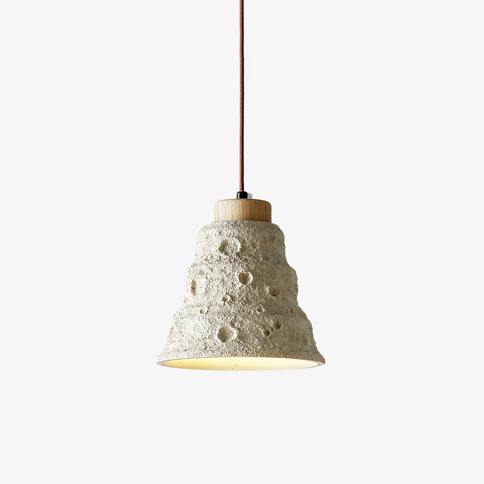 Ilphaeth Noordse kunst hanglamp van steen en hout