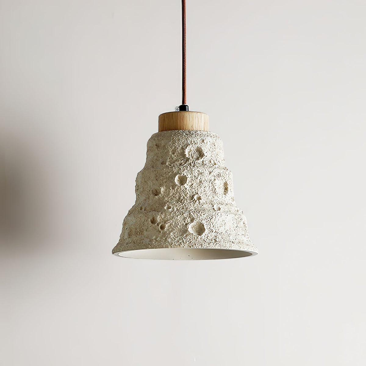 Ilphaeth Noordse kunst hanglamp van steen en hout