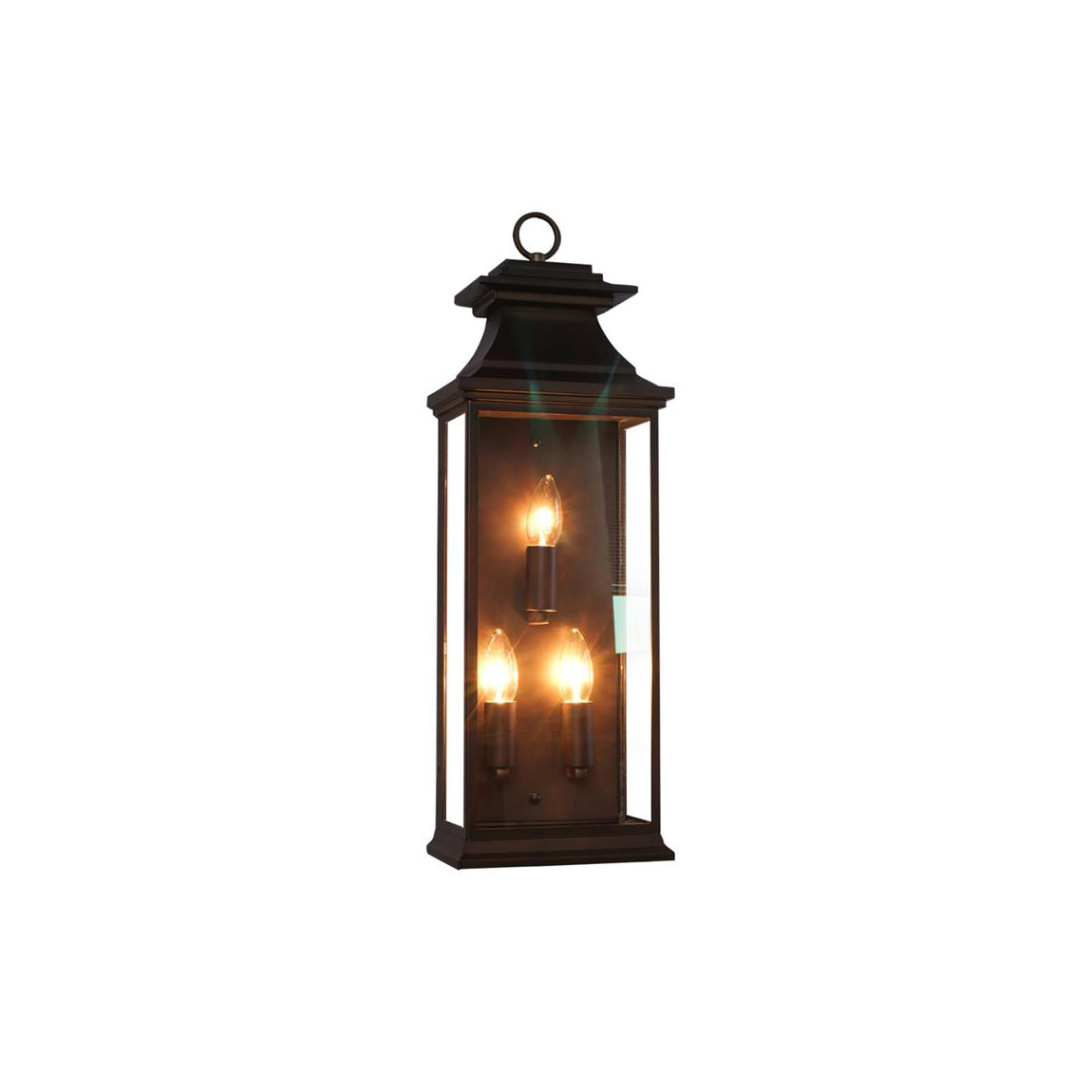 Esolarae wandlamp met donker glas