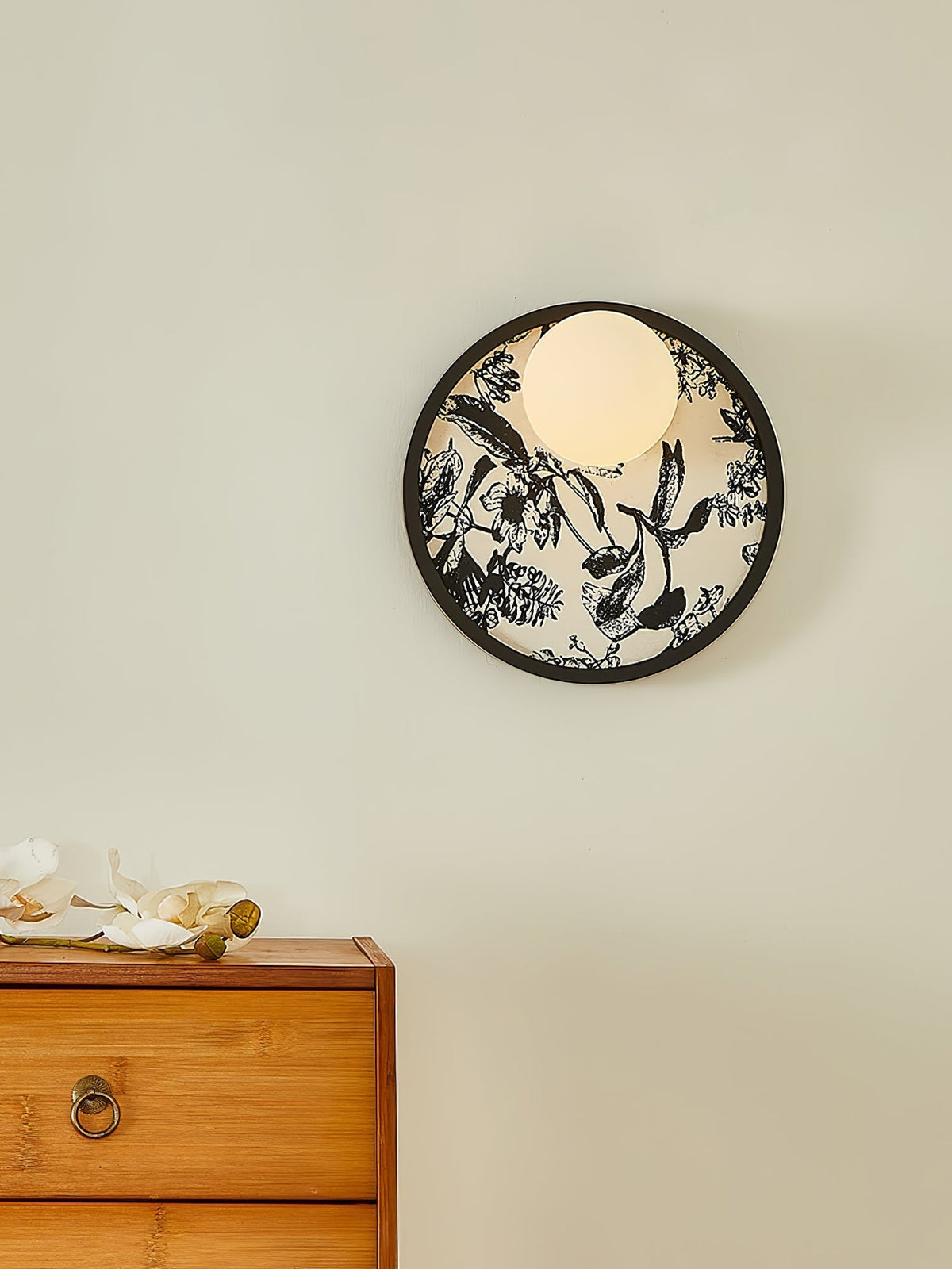 Sytala Premium Noordse kunst Orbit-vezel wandlamp