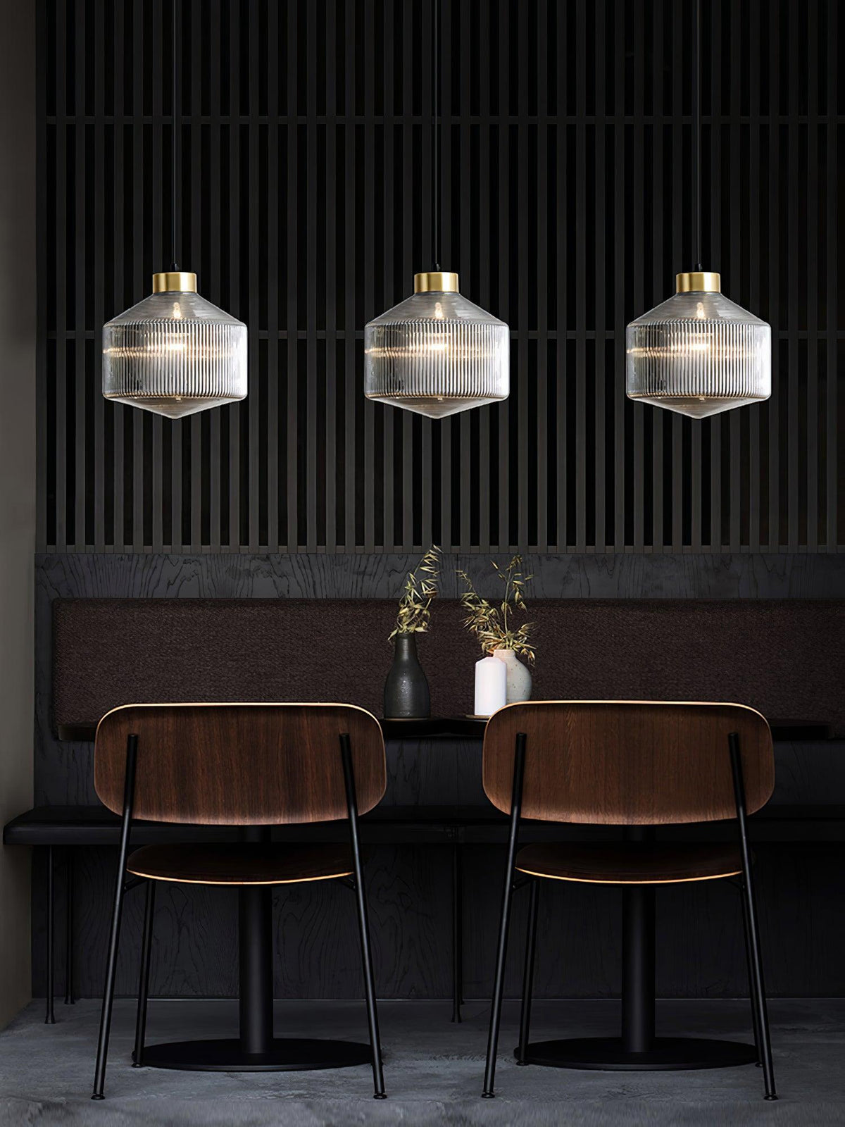Velorarn kunstmatige hanglamp met glas