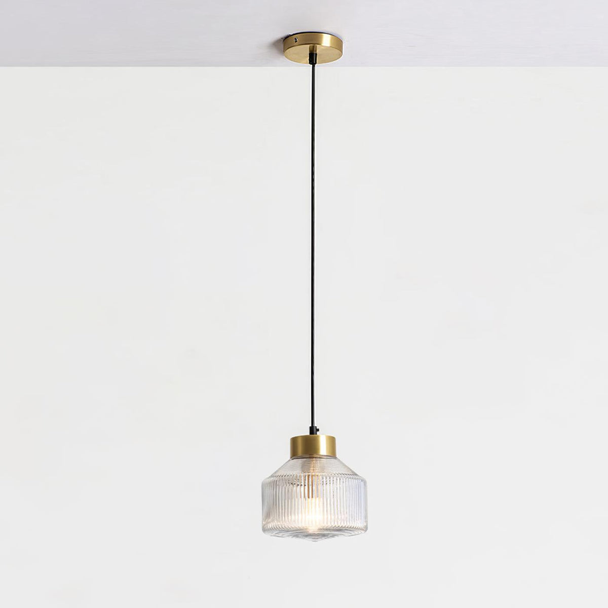 Velorarn kunstmatige hanglamp met glas