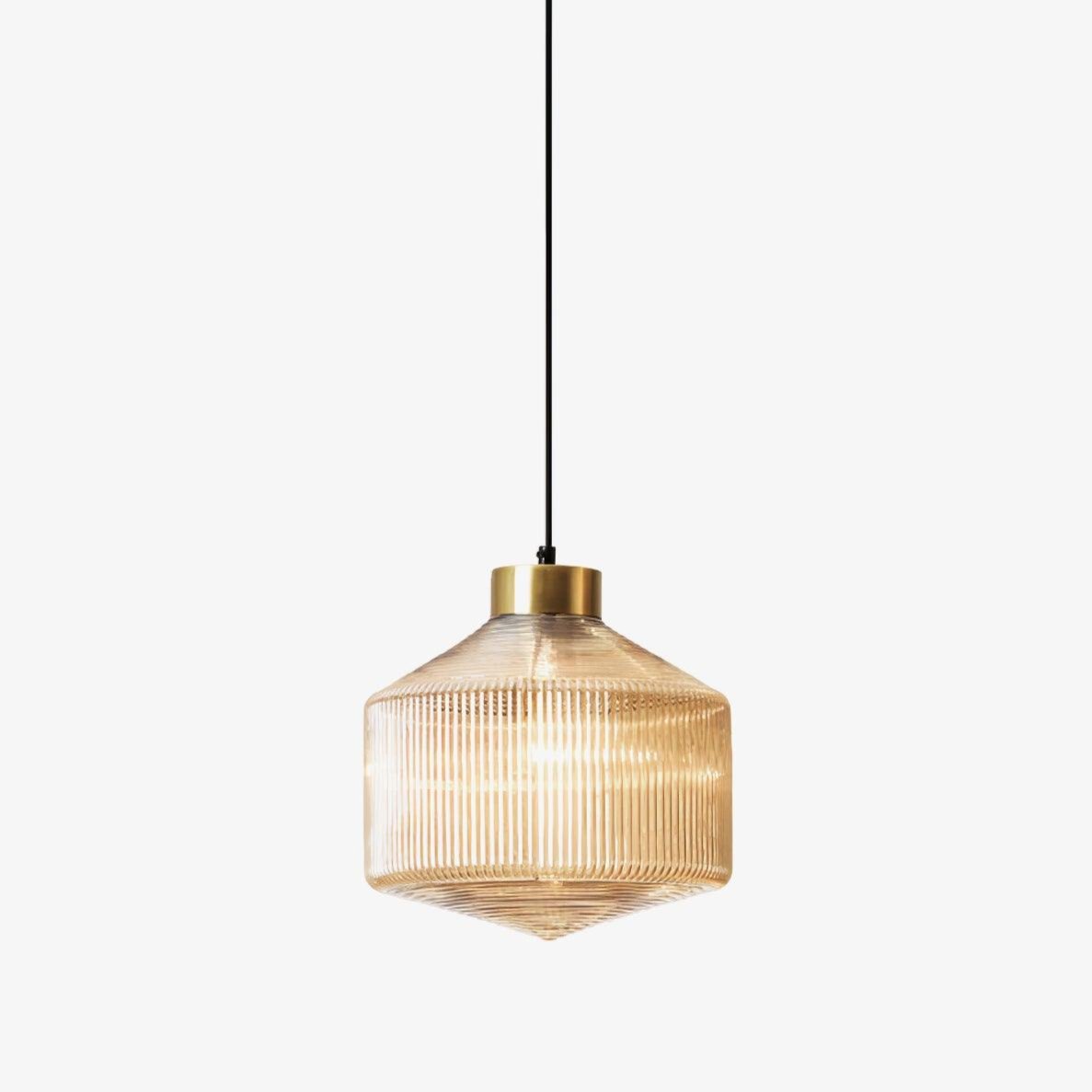 Velorarn kunstmatige hanglamp met glas