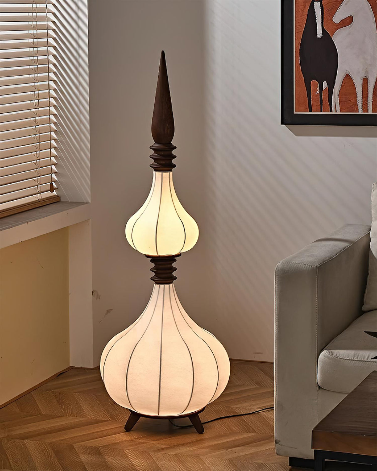 Pagoda vloerlamp
