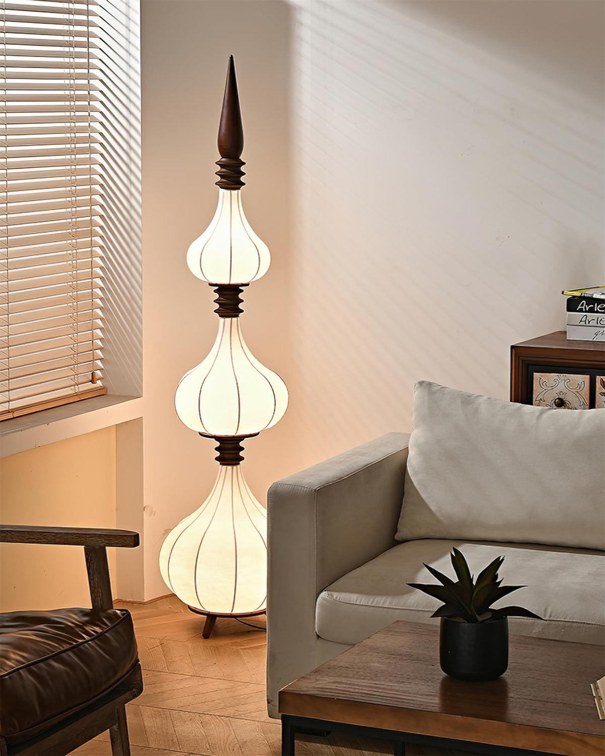 Pagoda vloerlamp