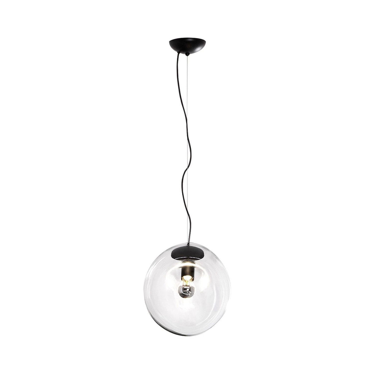 Rune minimalistische hanglamp met glazen kap