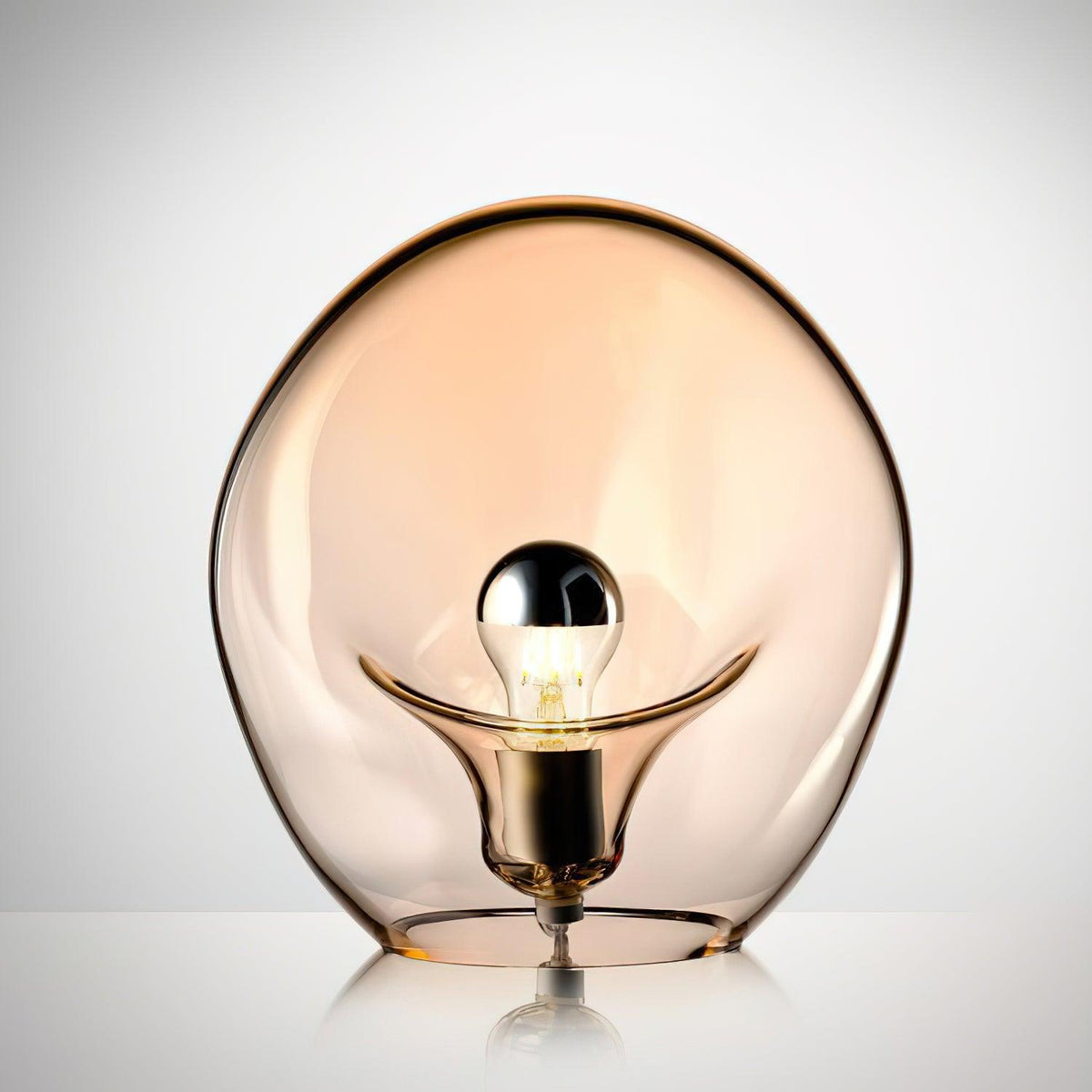Rune minimalistische hanglamp met glazen kap