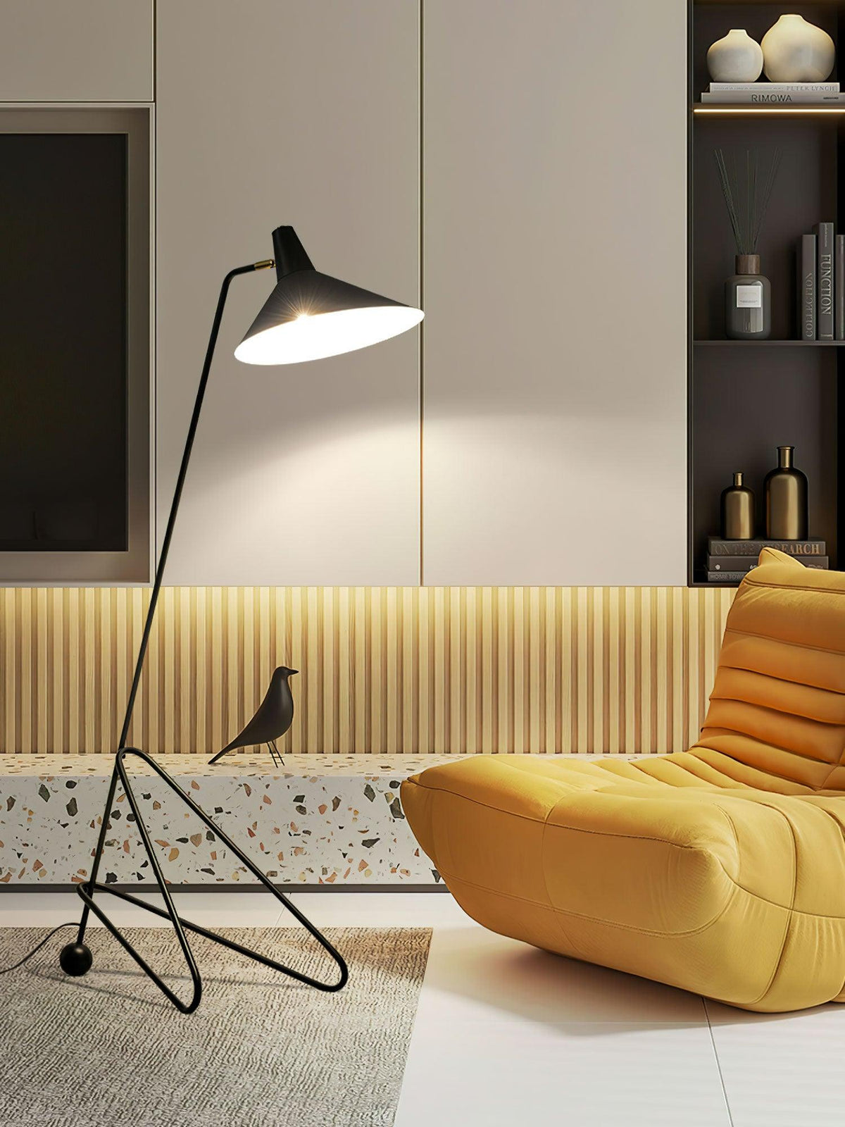 Caleleria Moderne vloerlamp in industriële stijl