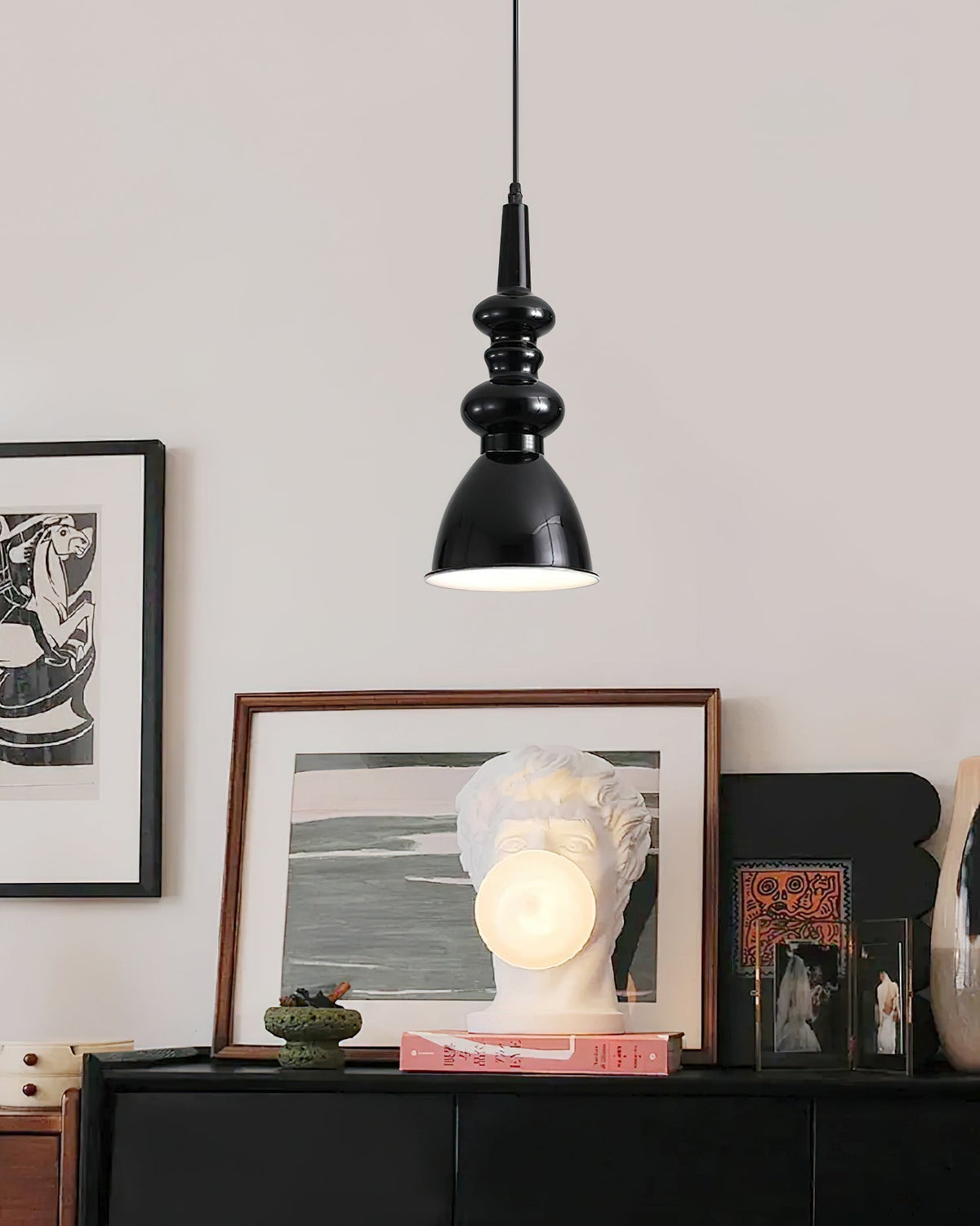 Hven Noordse kunst Noir hanglamp