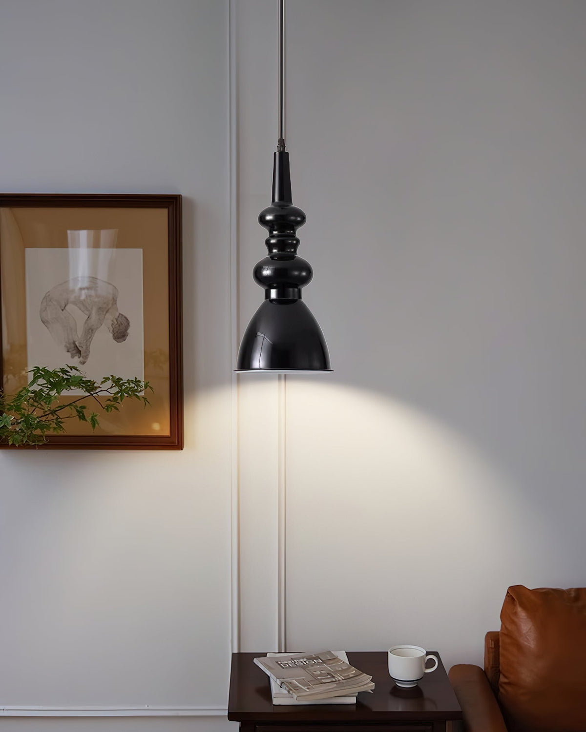 Hven Noordse kunst Noir hanglamp