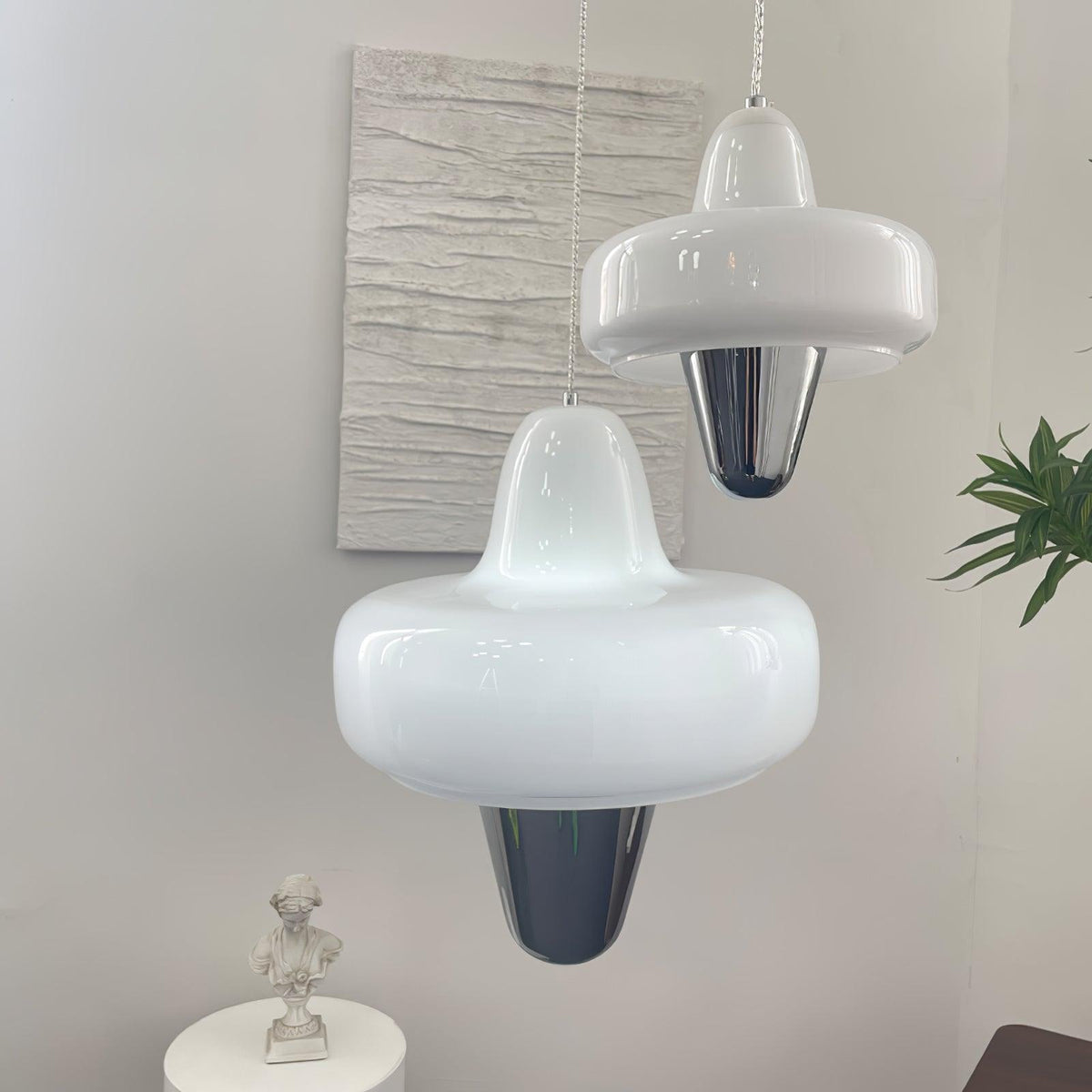 Nuvia minimalistische hanglamp van glas