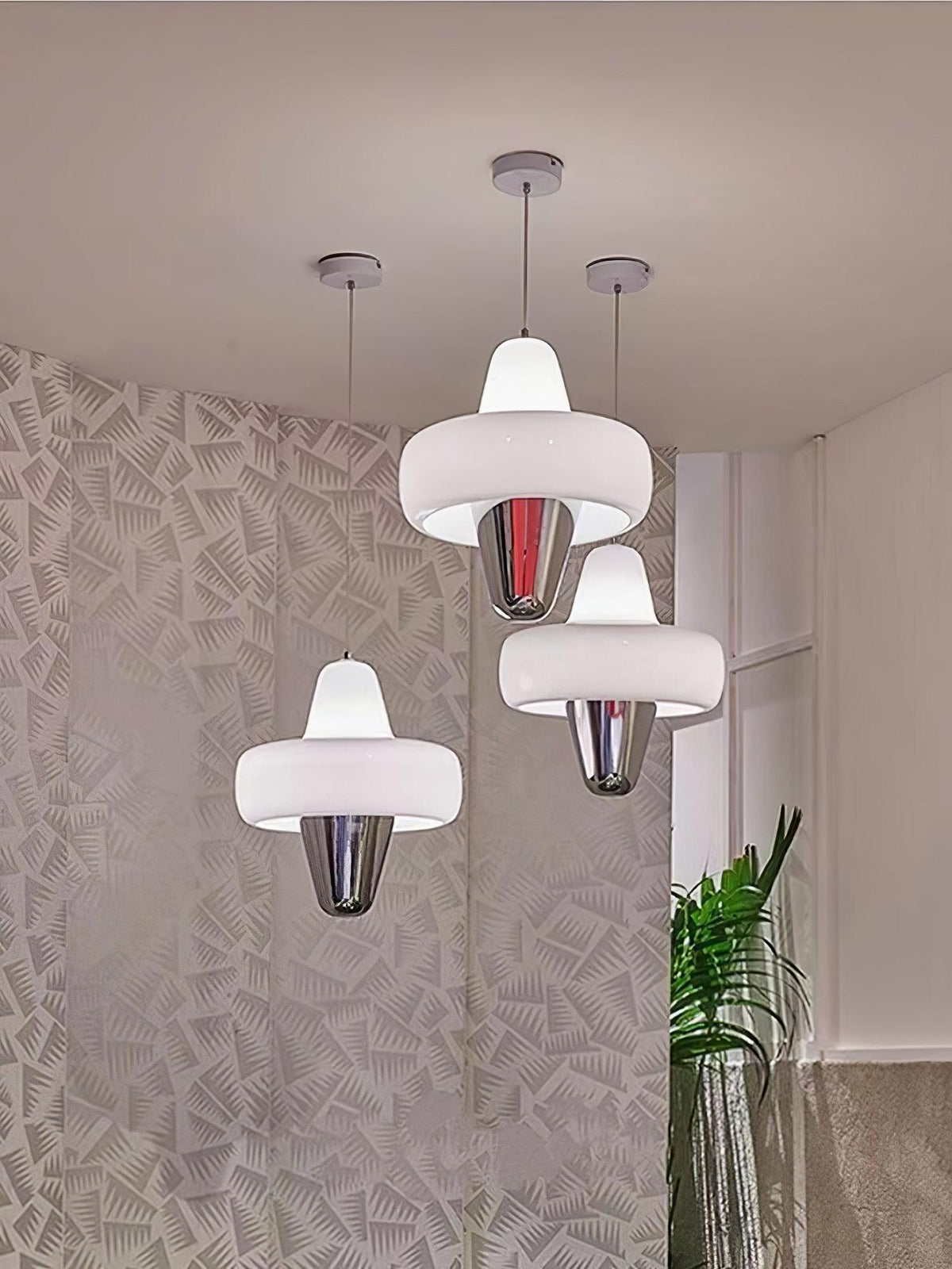 Nuvia minimalistische hanglamp van glas