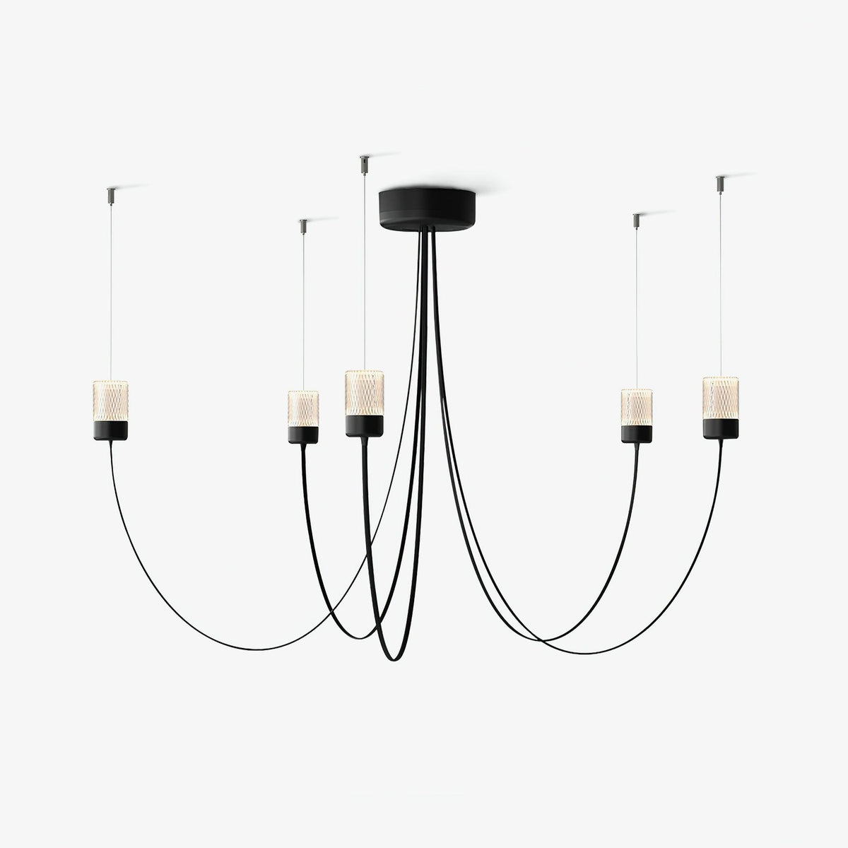 Veluaria kroonluchter Swaying elegantie glas