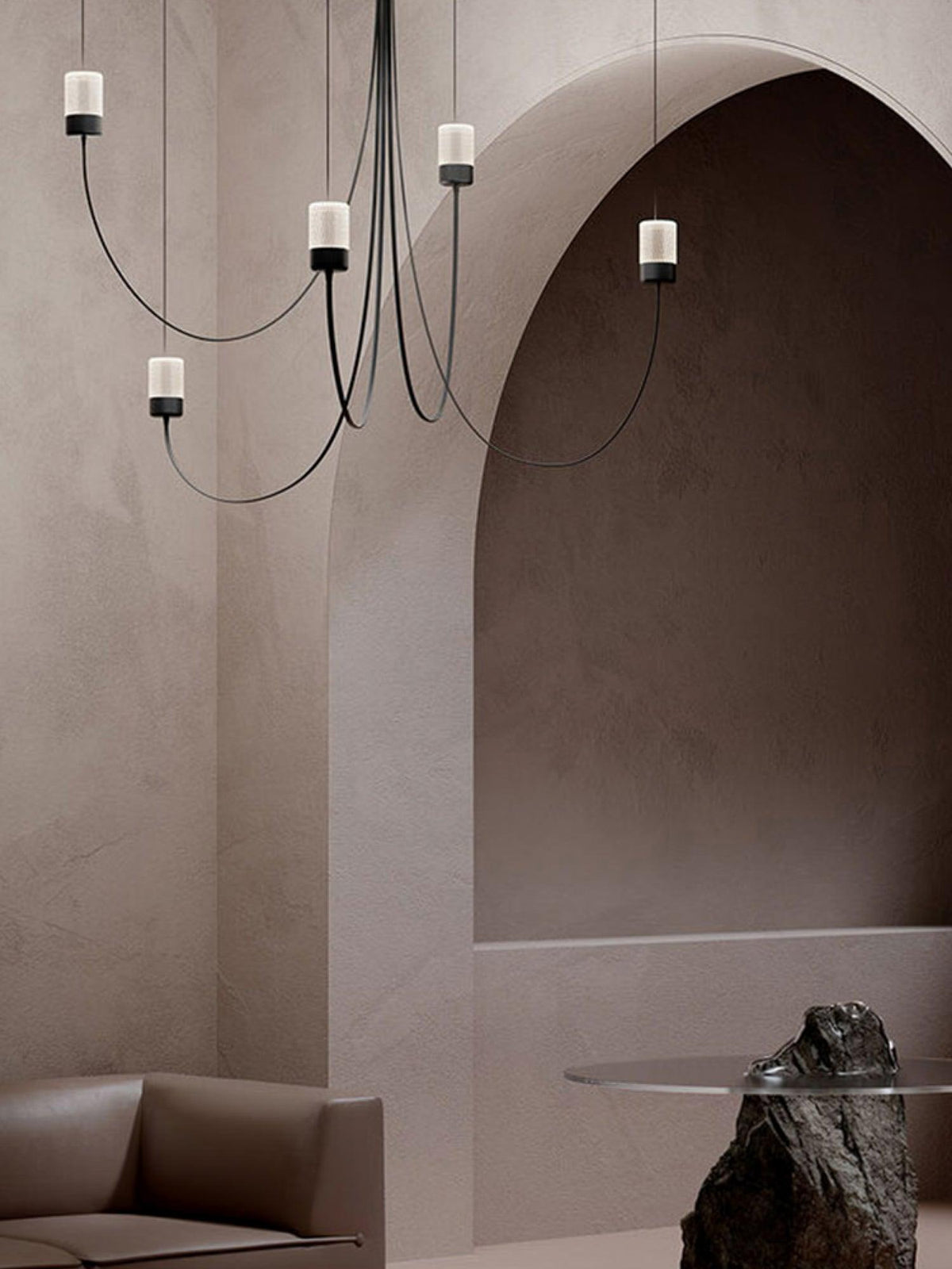 Veluaria kroonluchter Swaying elegantie glas