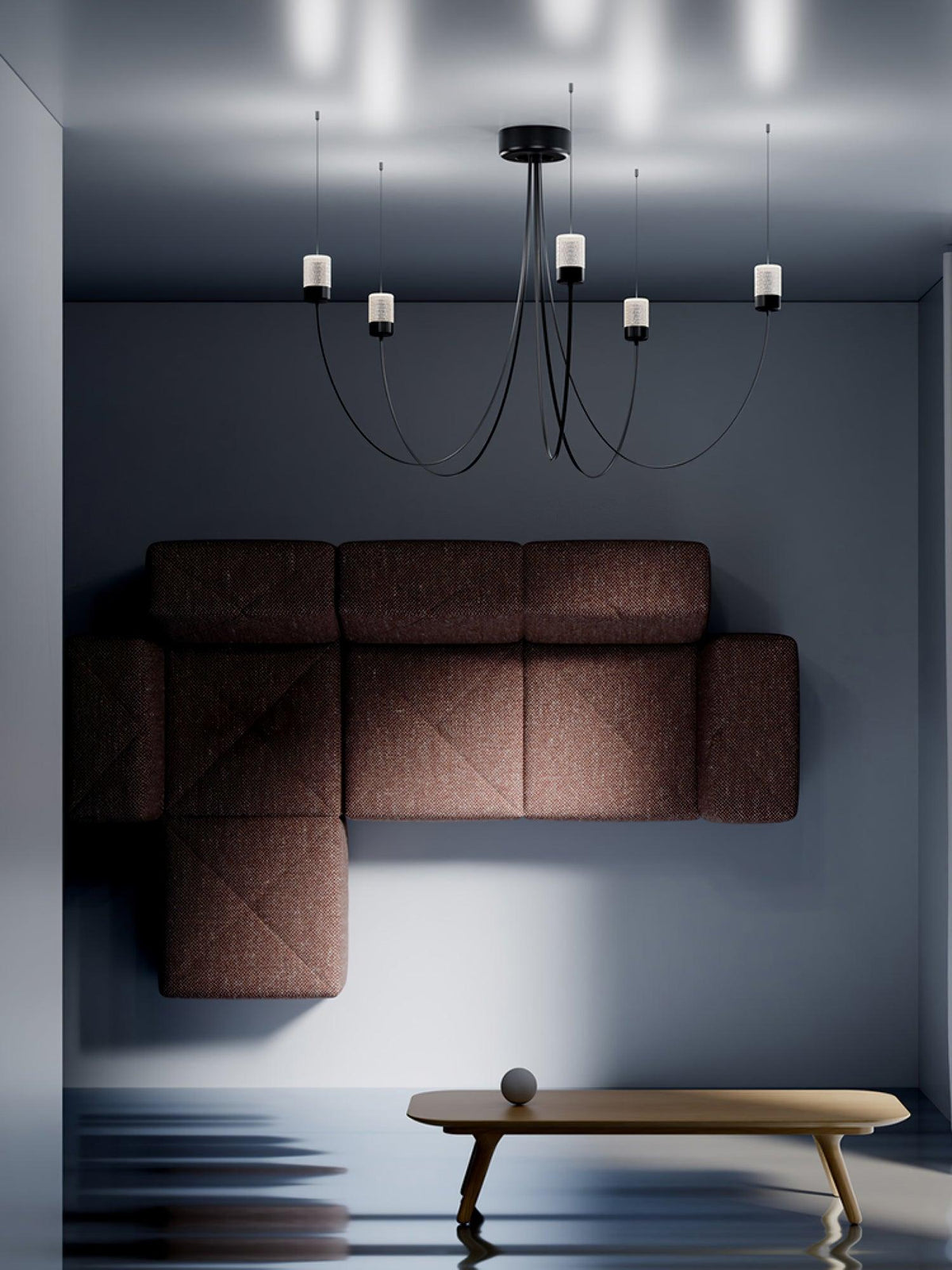 Veluaria kroonluchter Swaying elegantie glas