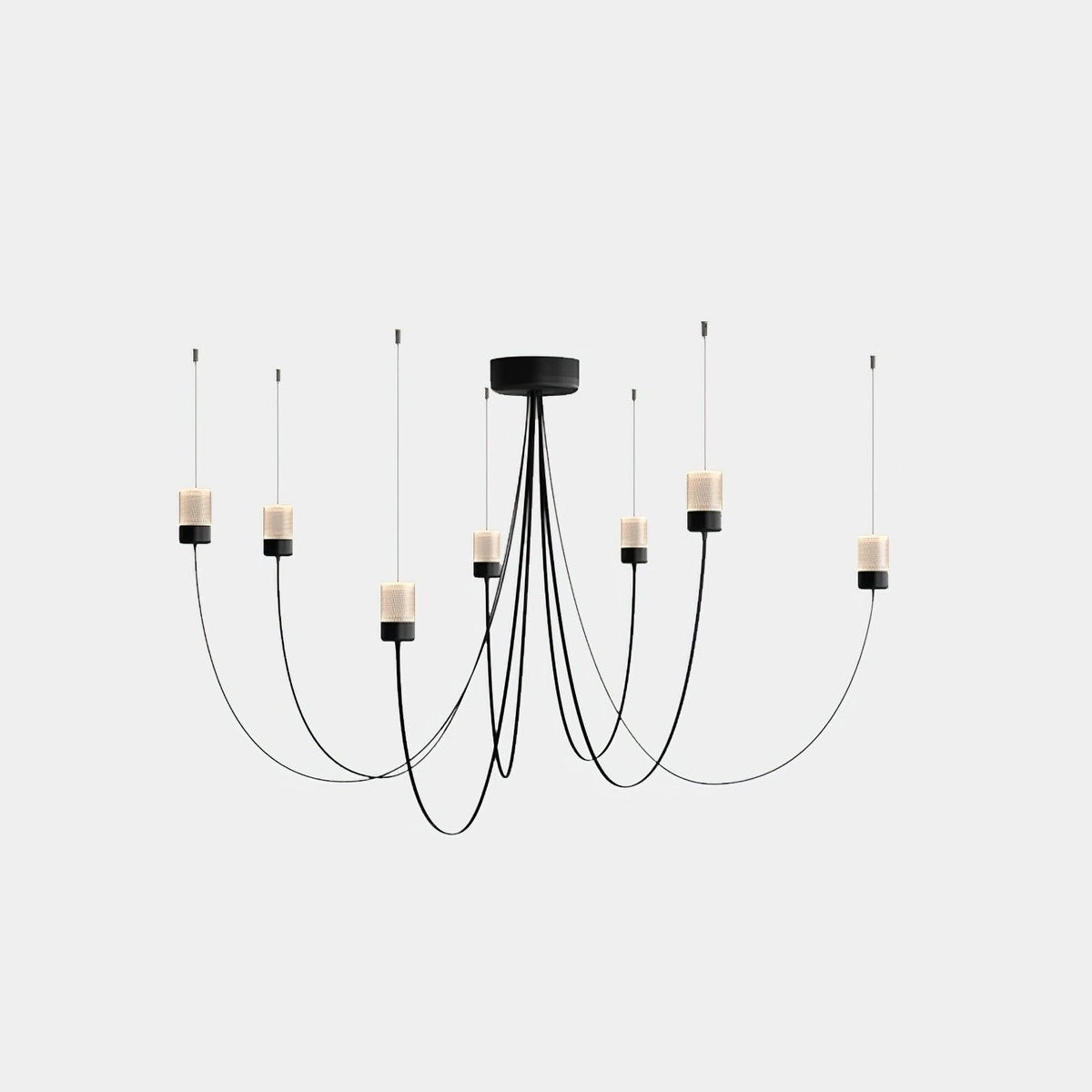 Veluaria kroonluchter Swaying elegantie glas