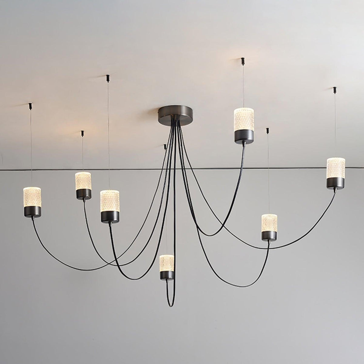 Veluaria kroonluchter Swaying elegantie glas
