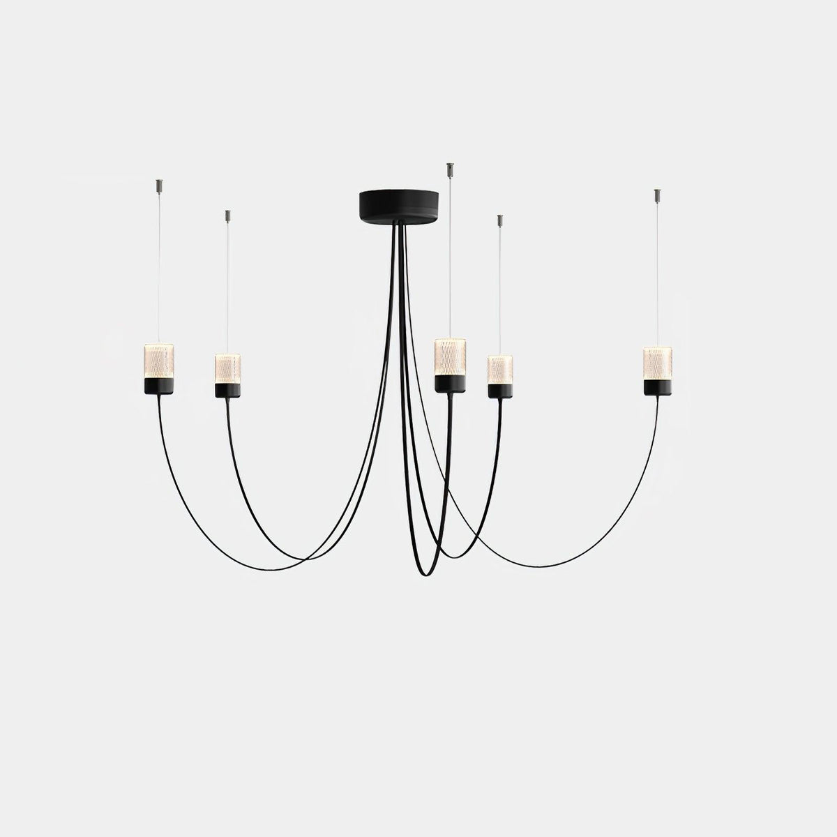 Veluaria kroonluchter Swaying elegantie glas