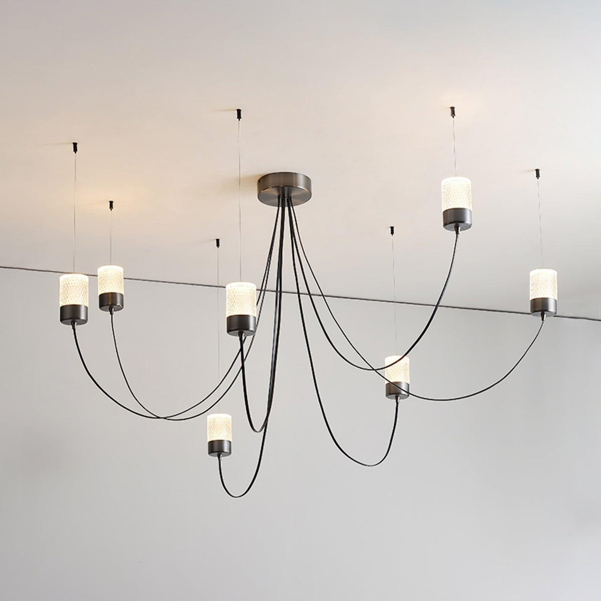 Veluaria kroonluchter Swaying elegantie glas