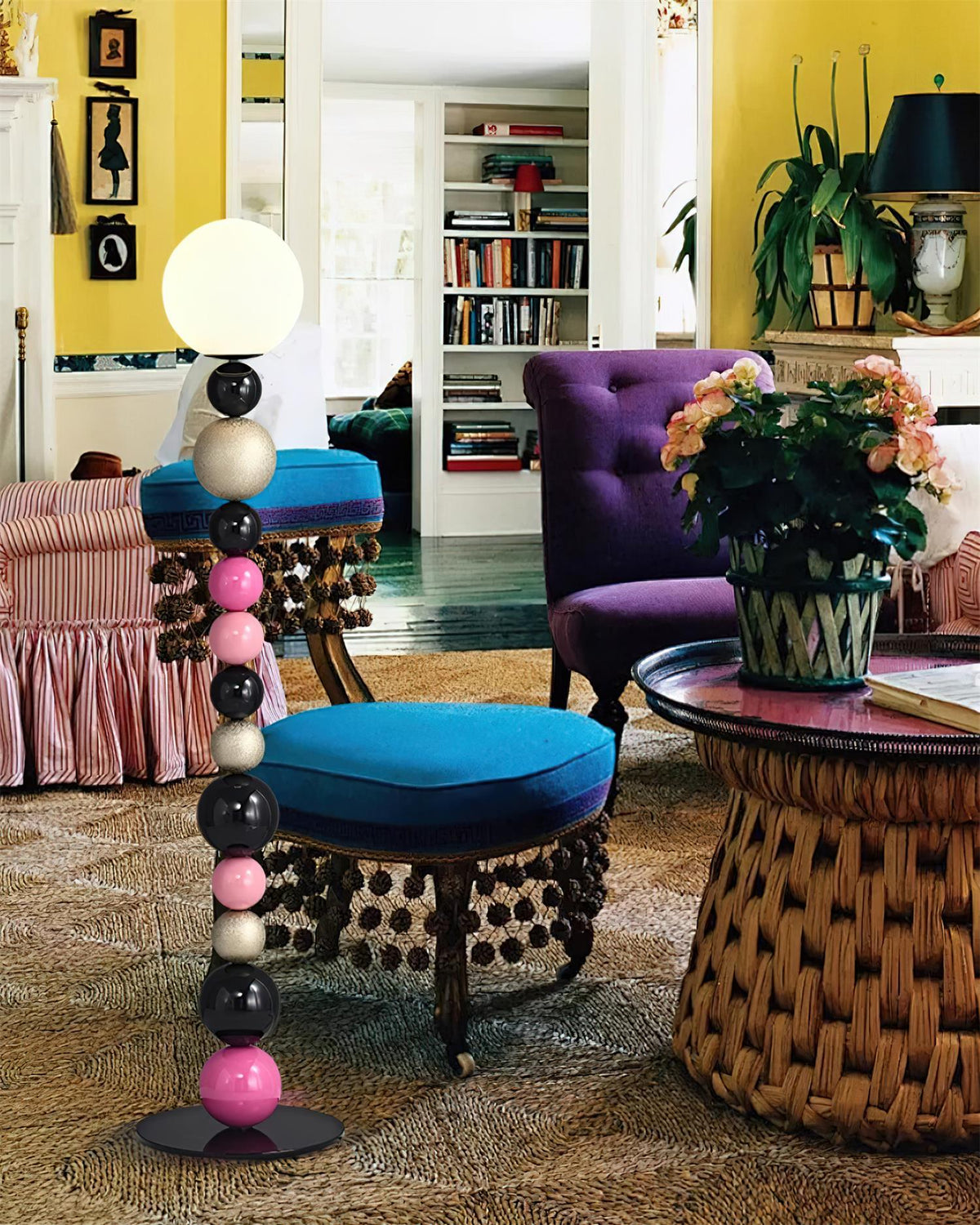 Beads vloerlamp