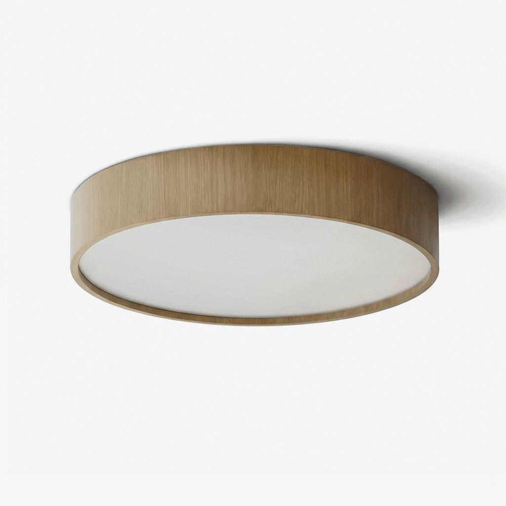 Miriena plafondlamp met zuiver houten frame