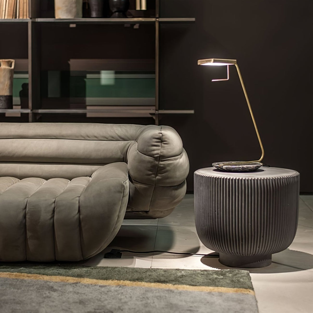 Petivine minimalistisch Marmeren vloerlamp