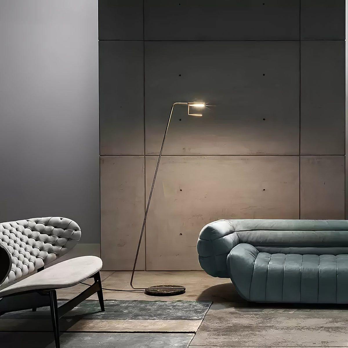Petivine minimalistisch Marmeren vloerlamp