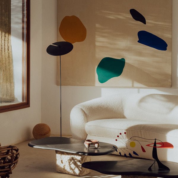 Spira moderne vloerlamp van aluminium