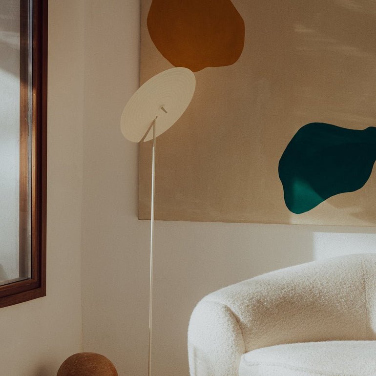 Spira moderne vloerlamp van aluminium