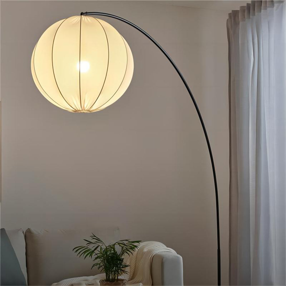 Renée Moderne Minimalistische Bolvormige Hanglamp Wit Metalen/Stof Slaapkamer/Woonkamer