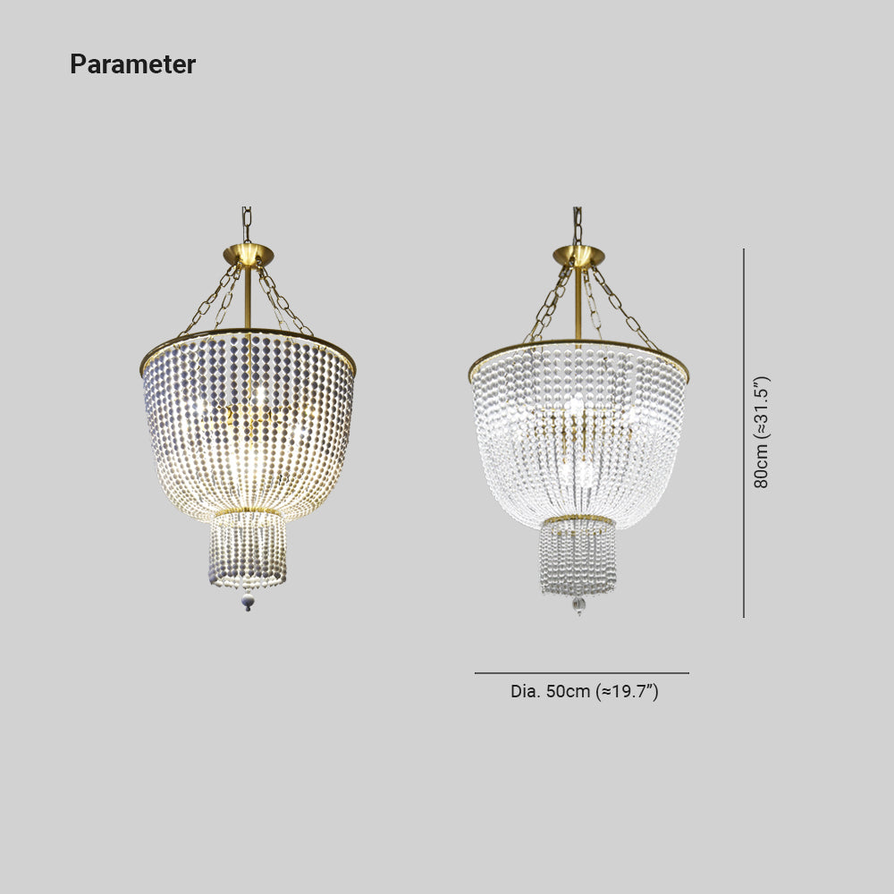 Alessio Moderne LED Kroonluchters Goud Kristal Woon-/Bedkamer