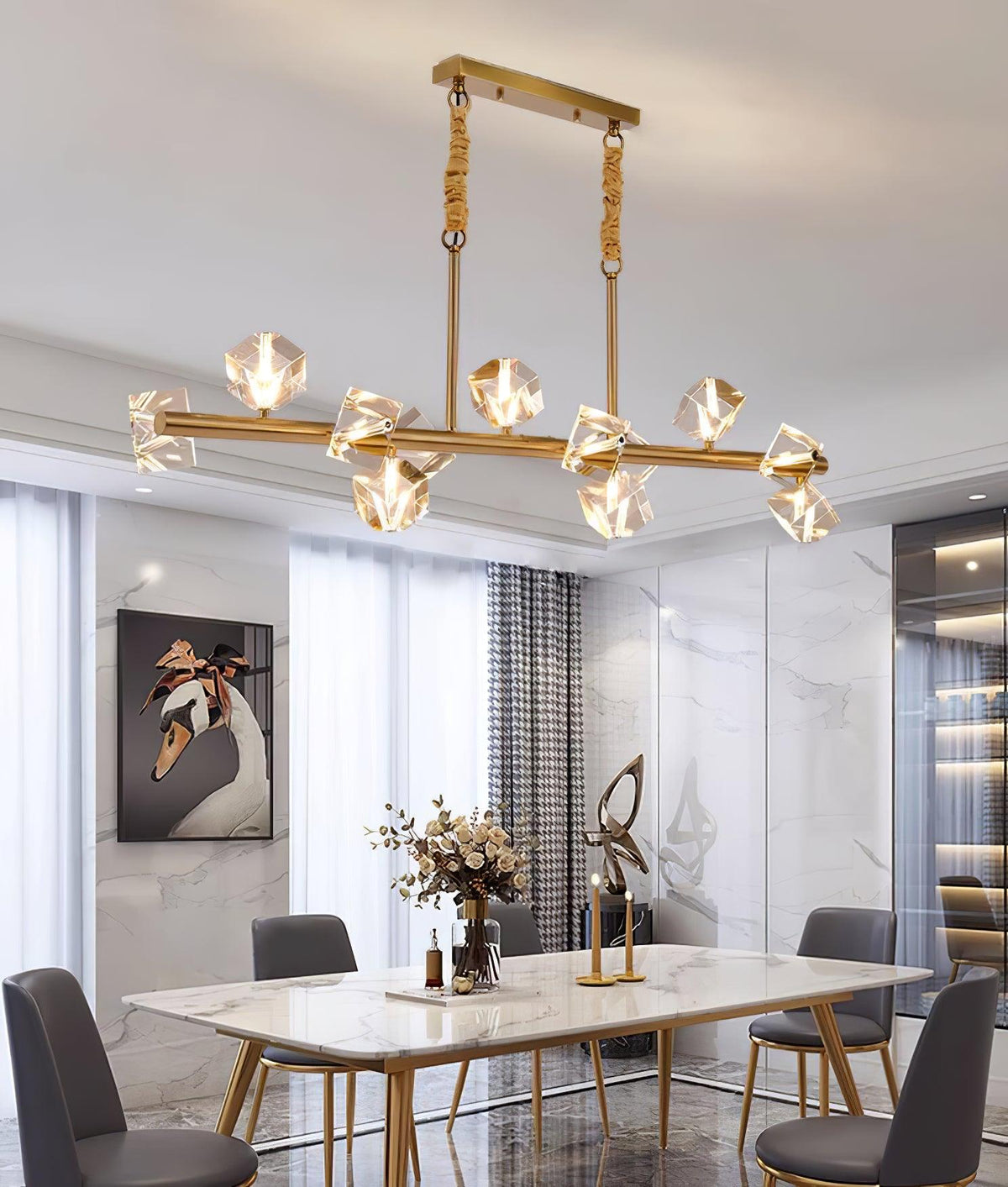 Eurthiel Luxe Kristal hanglamp
