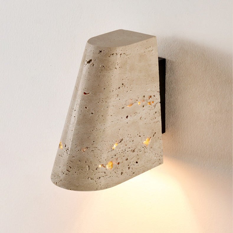 Tavren travertin wandlamp