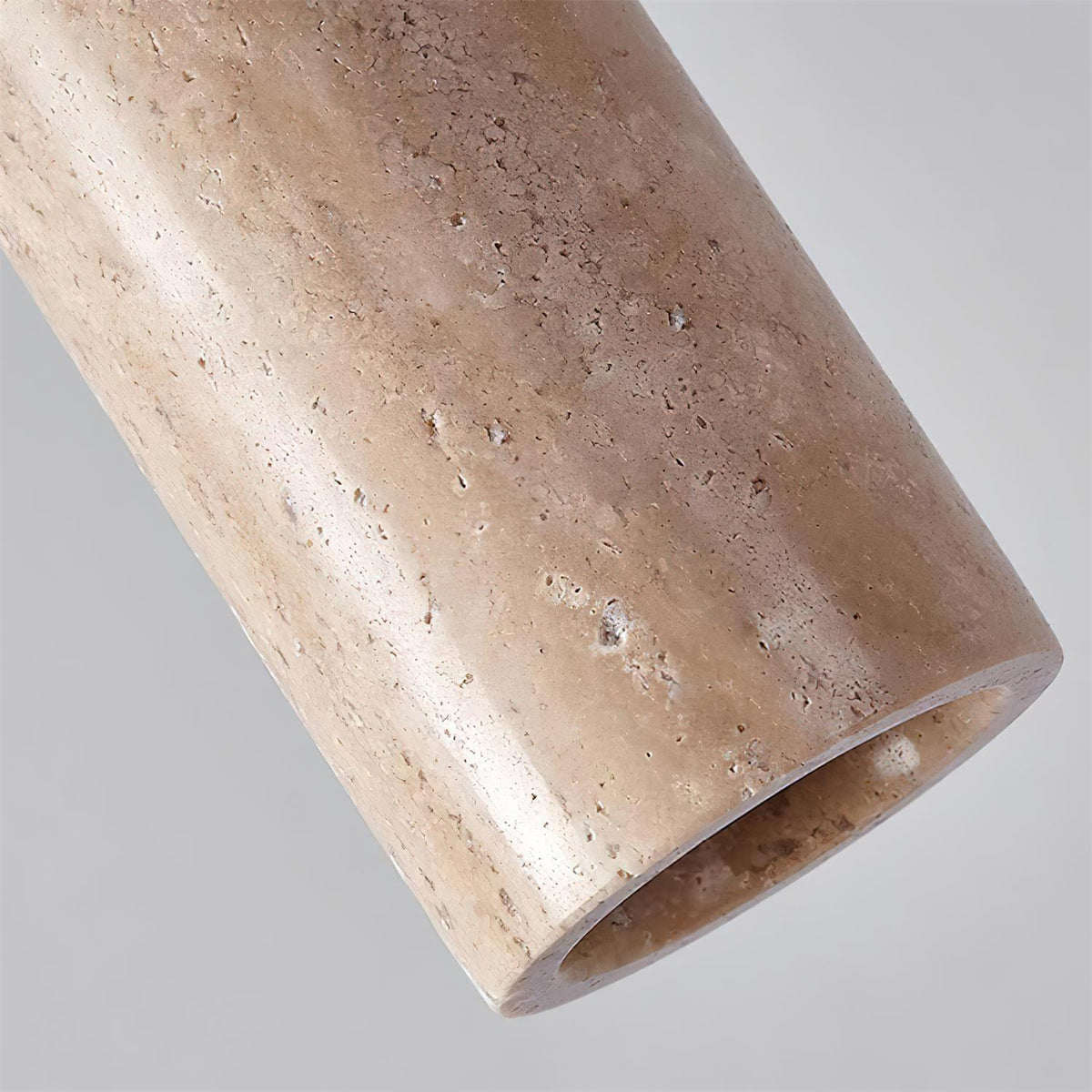 Nerova hanglamp travertin hout minimalistisch