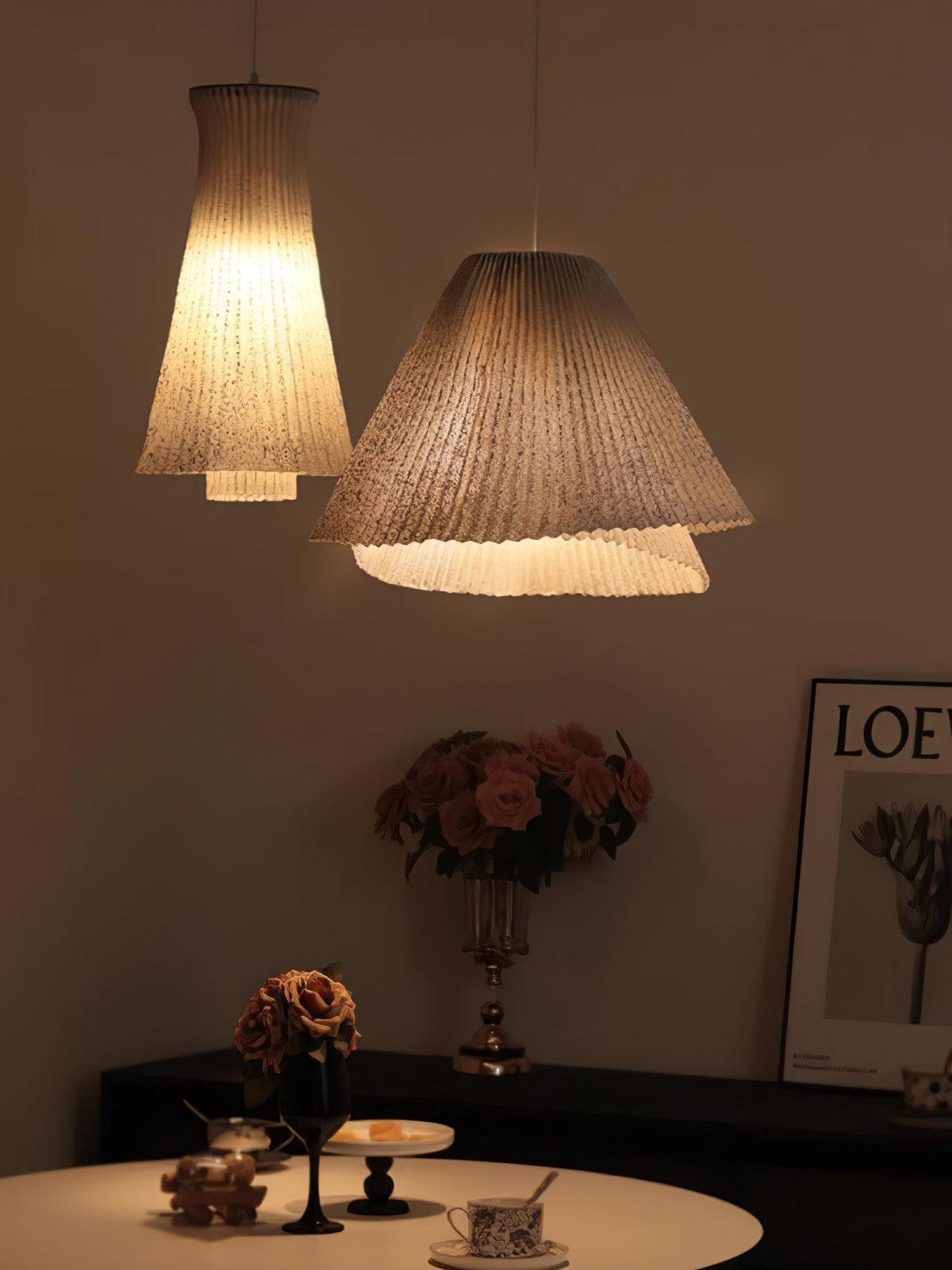 Viora Vintage hanglamp van geverfd staal