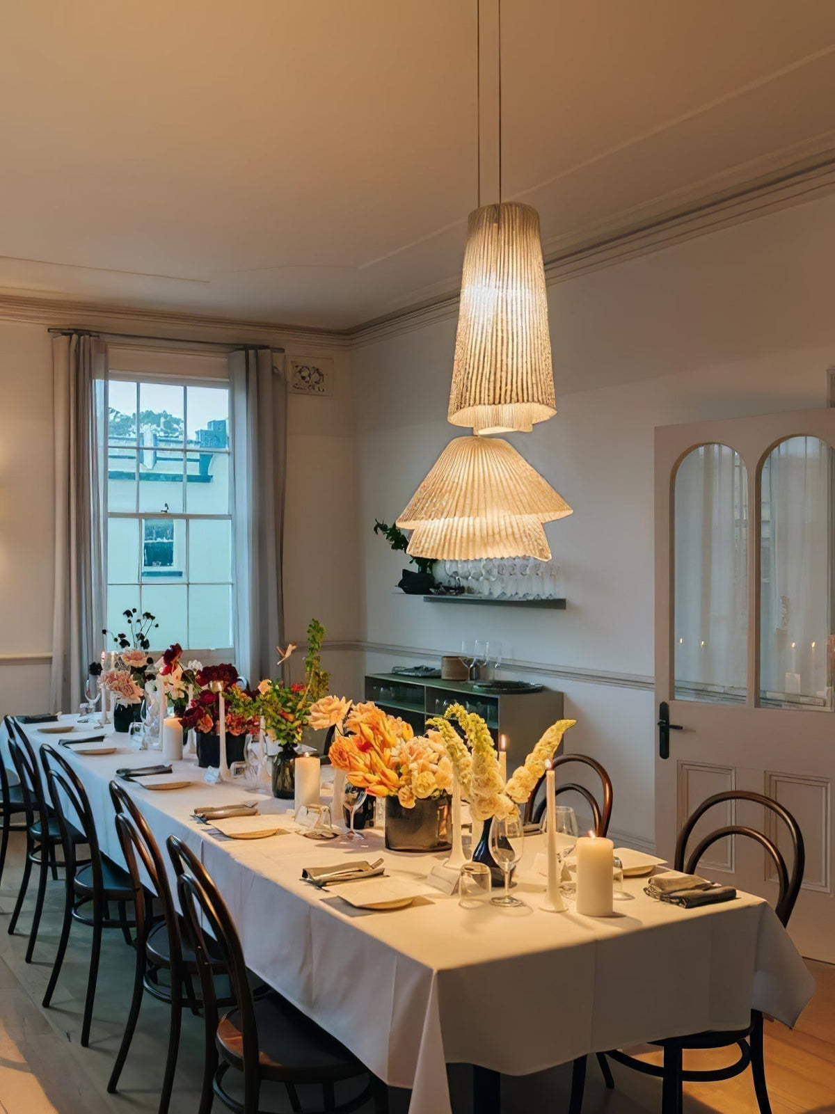Viora Vintage hanglamp van geverfd staal