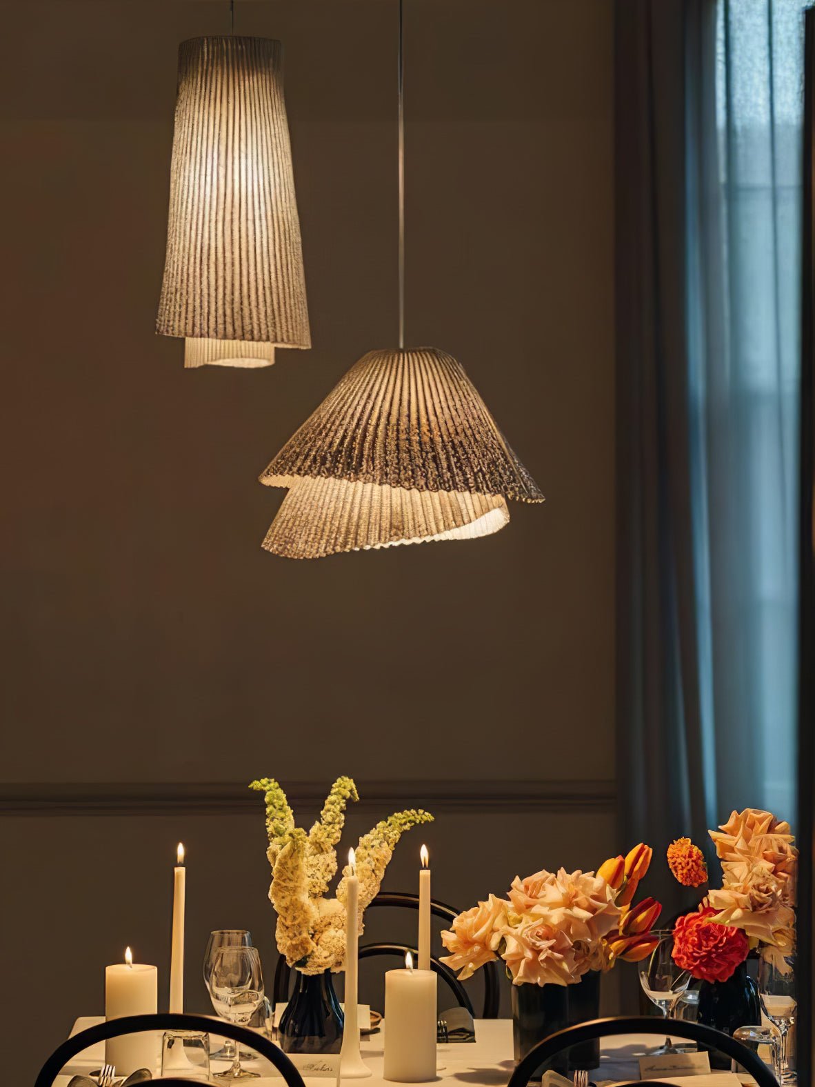 Viora Vintage hanglamp van geverfd staal